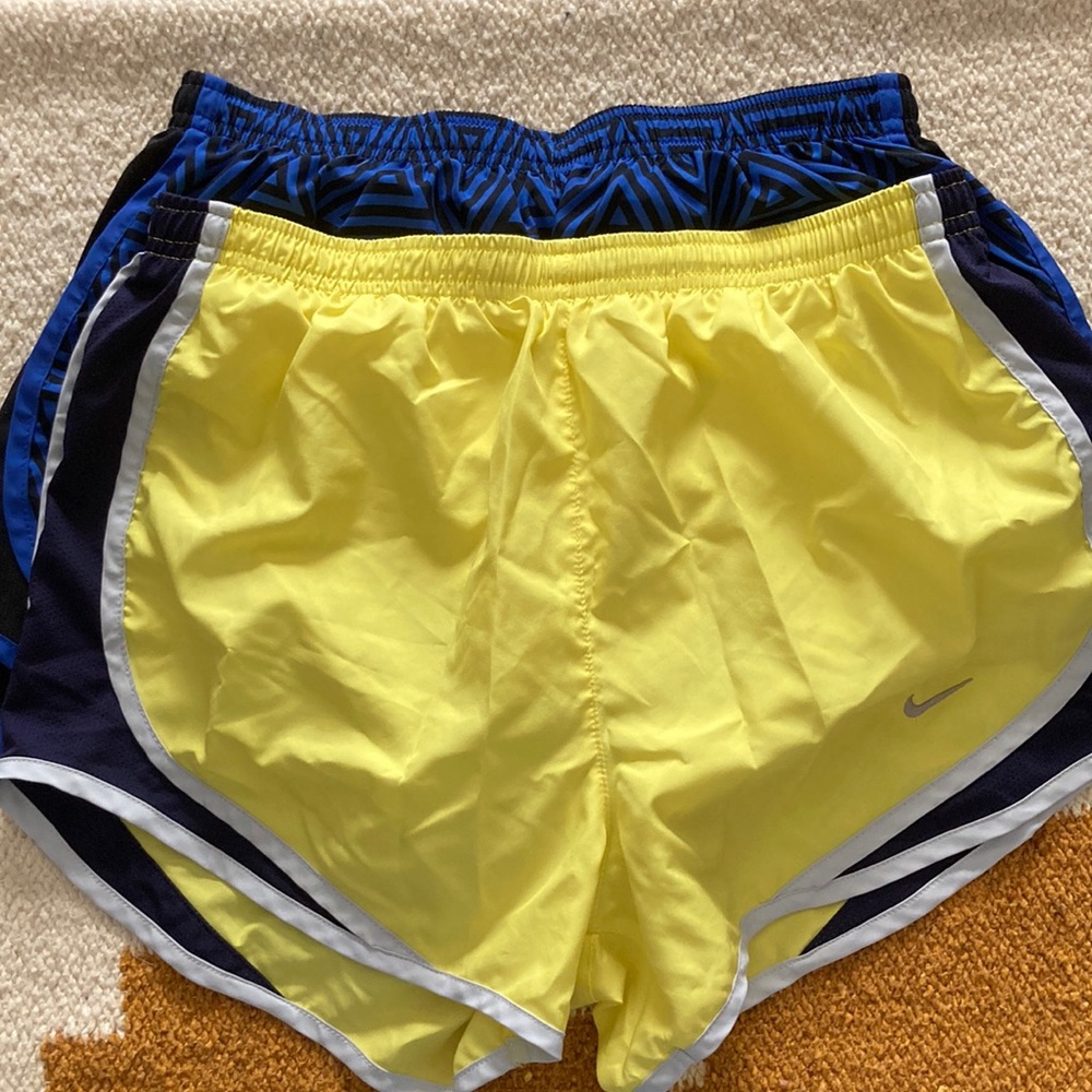 Two pairs of Nike Dri-fit running shorts